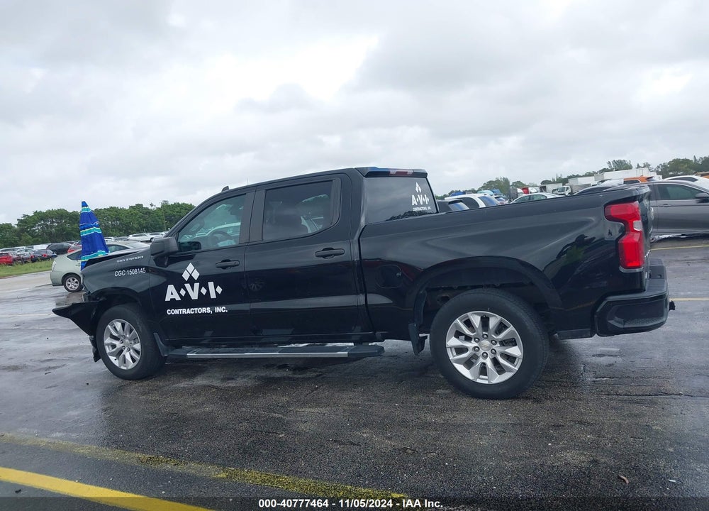 2021 CHEVROLET SILVERADO 1500 2WD SHORT BED CUSTOM VIN: 3GCPWBEK8MG421758