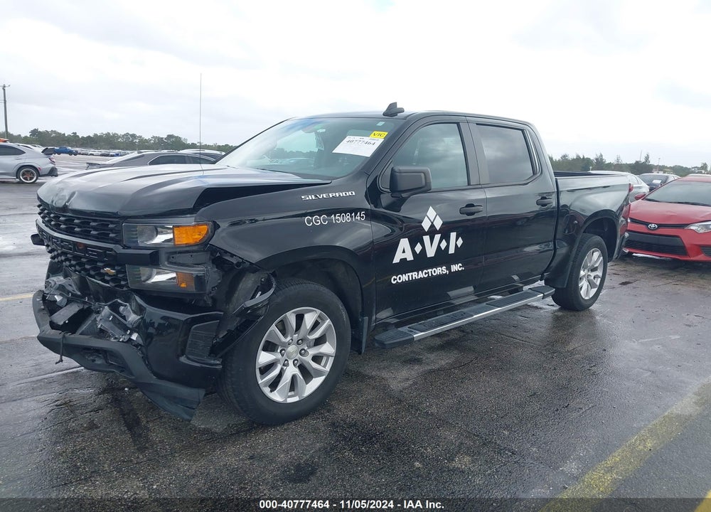 2021 CHEVROLET SILVERADO 1500 2WD SHORT BED CUSTOM VIN: 3GCPWBEK8MG421758