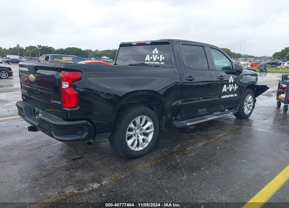 2021 CHEVROLET SILVERADO 1500 2WD SHORT BED CUSTOM VIN: 3GCPWBEK8MG421758