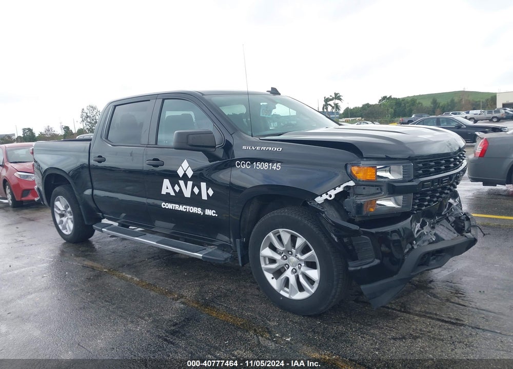 2021 CHEVROLET SILVERADO 1500 2WD SHORT BED CUSTOM VIN: 3GCPWBEK8MG421758