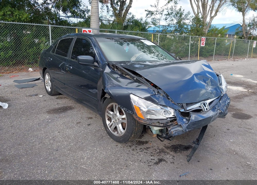 2007 HONDA ACCORD 2.4 EX VIN: 1HGCM56727A094164