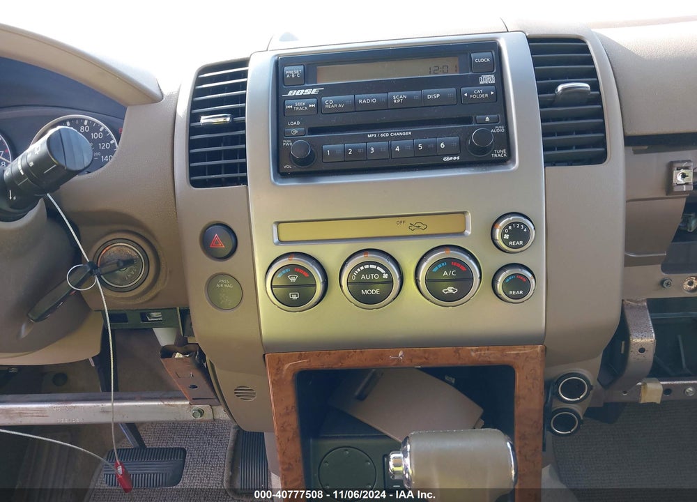 2006 NISSAN PATHFINDER LE VIN: 5N1AR18U66C676155