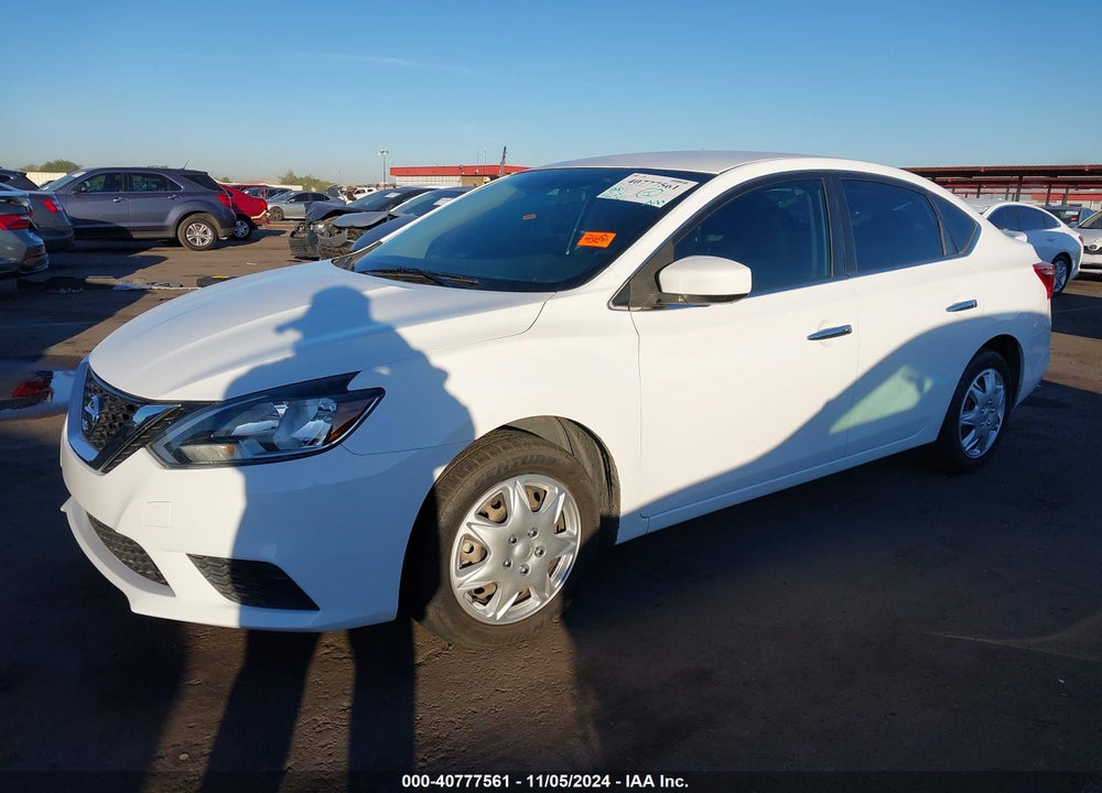 2017 NISSAN SENTRA SV VIN: 3N1AB7AP9HY391513
