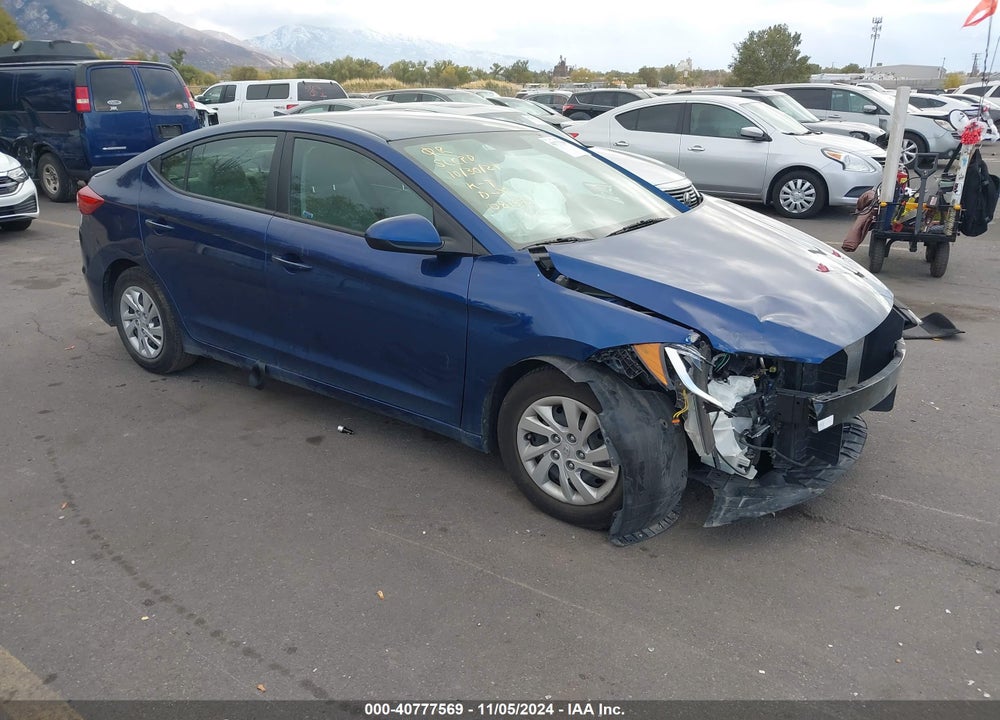 2017 HYUNDAI ELANTRA SE VIN: 5NPD74LFXHH081592