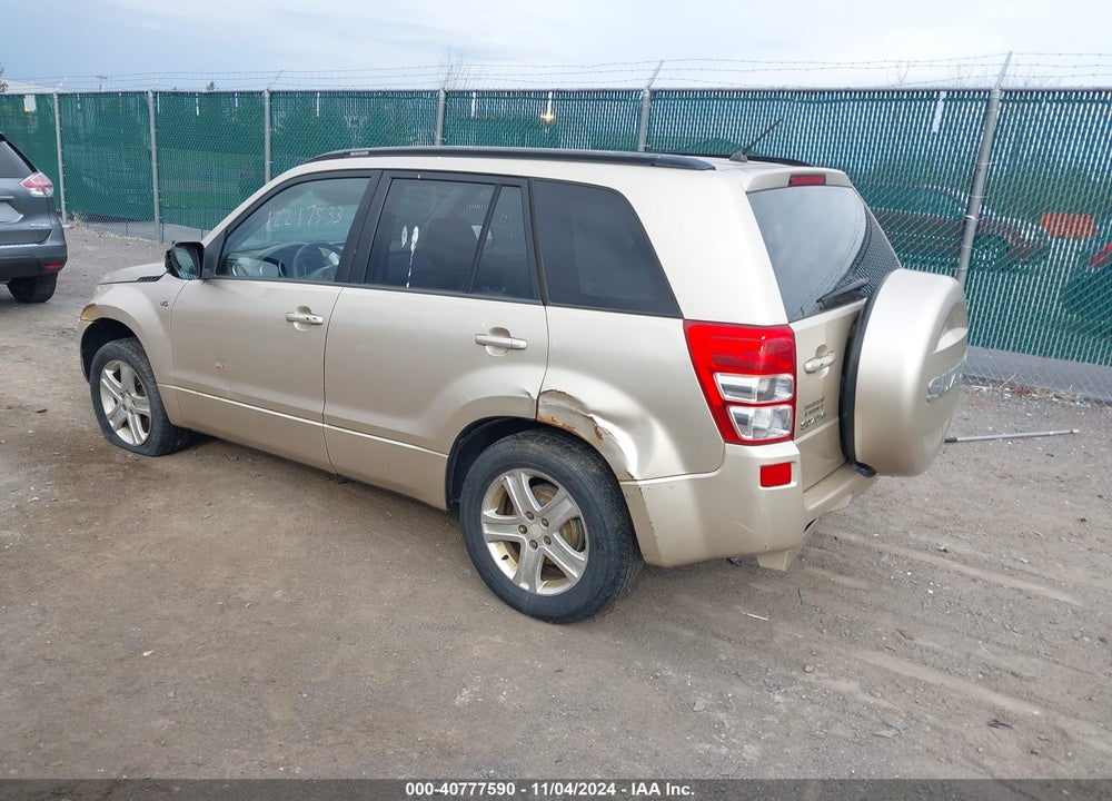 2007 SUZUKI GRAND VITARA LUXURY VIN: JS3TD947X74200921