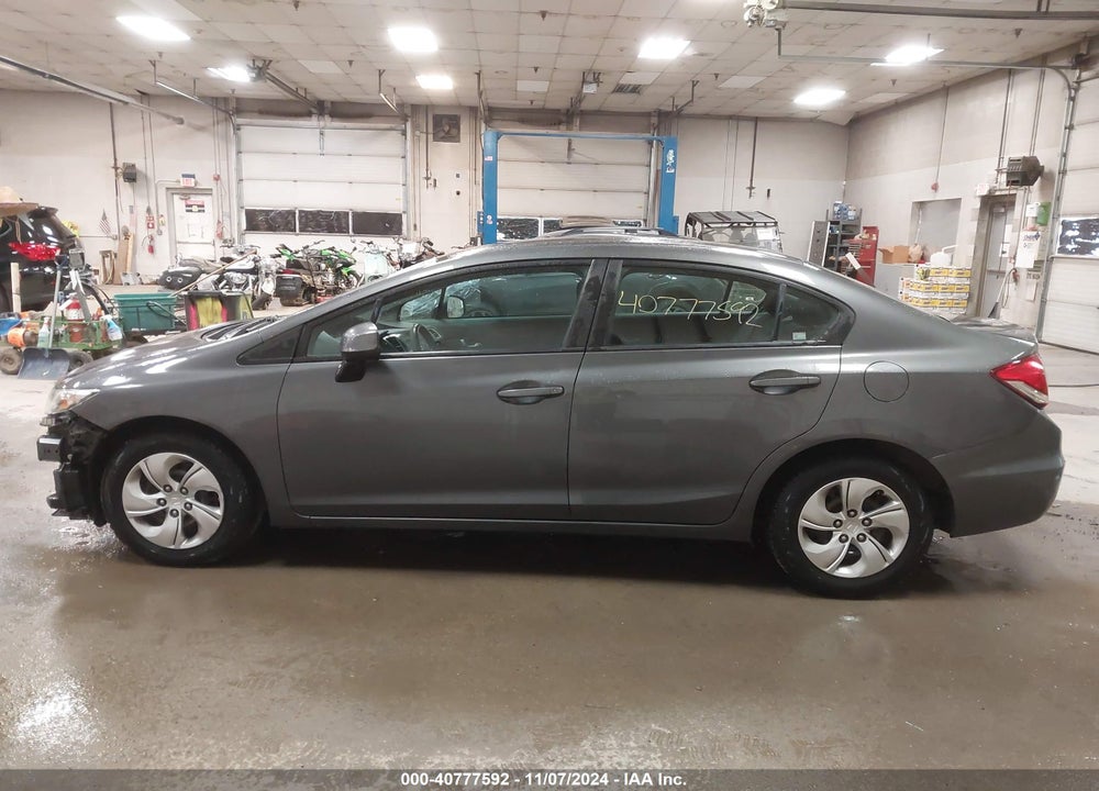 2013 HONDA CIVIC LX VIN: 2HGFB2F53DH593875