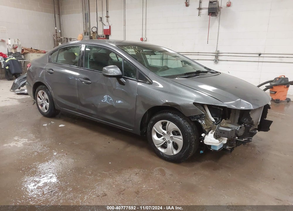 2013 HONDA CIVIC LX VIN: 2HGFB2F53DH593875