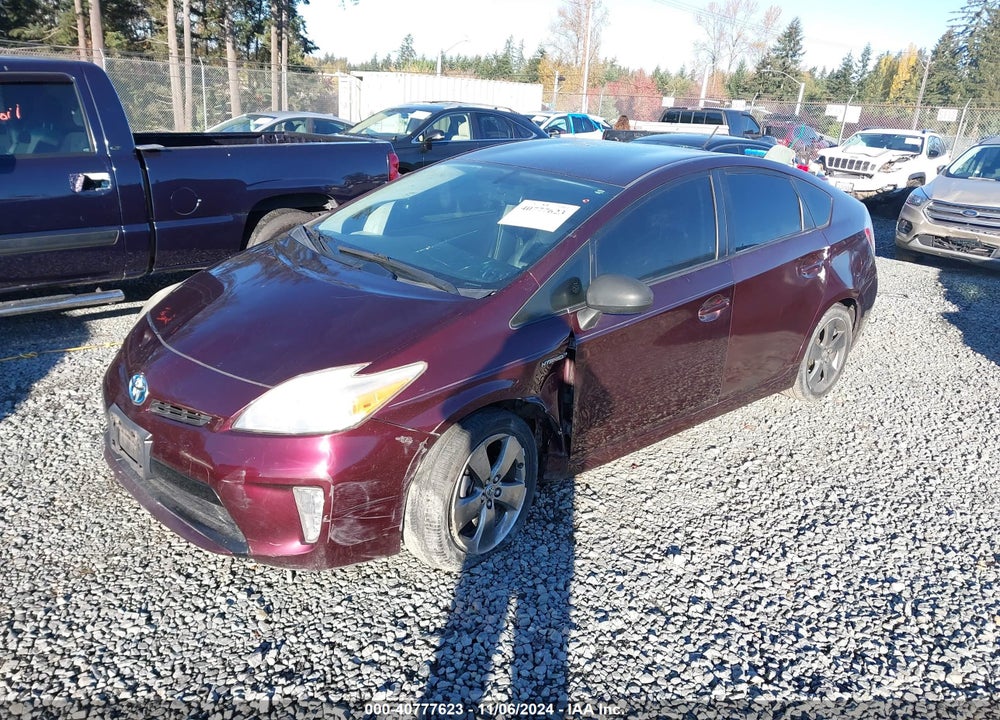 2013 TOYOTA PRIUS THREE SE VIN: JTDKN3DU1D5604965