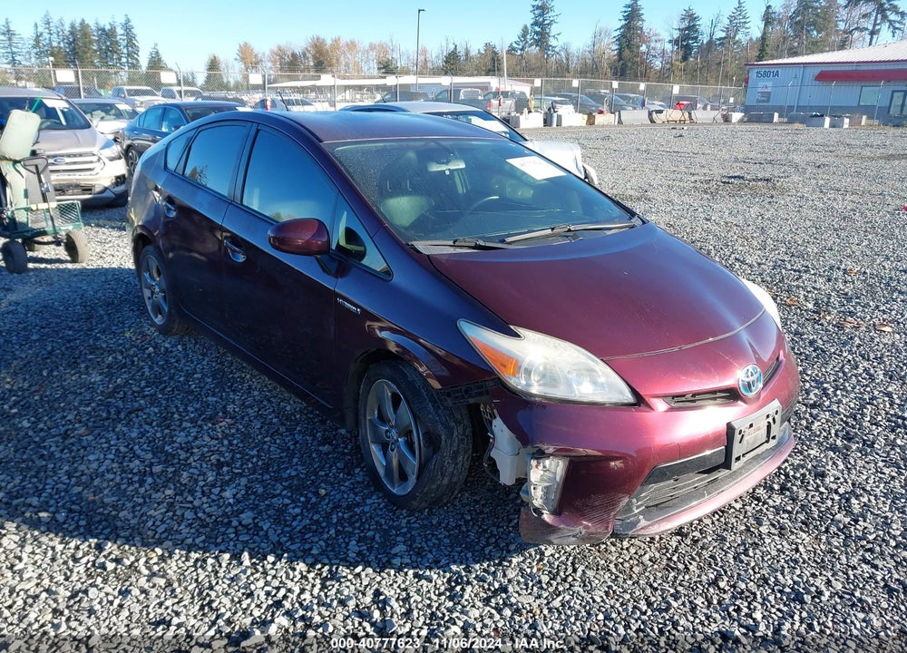 2013 TOYOTA PRIUS THREE SE VIN: JTDKN3DU1D5604965