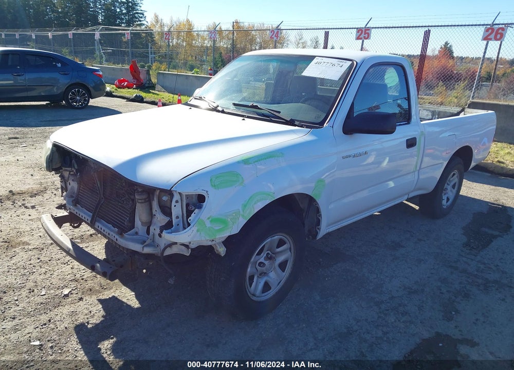 2001 TOYOTA TACOMA VIN: 5TENL42N31Z806445