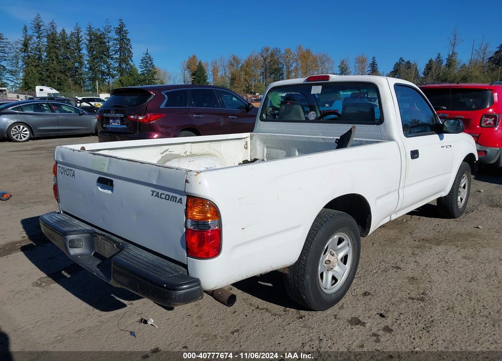 2001 TOYOTA TACOMA VIN: 5TENL42N31Z806445