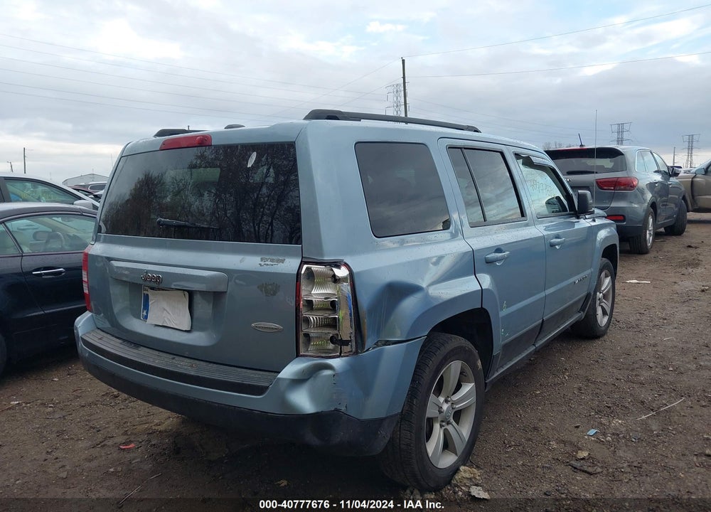 2013 JEEP PATRIOT LATITUDE VIN: 1C4NJPFB7DD192536