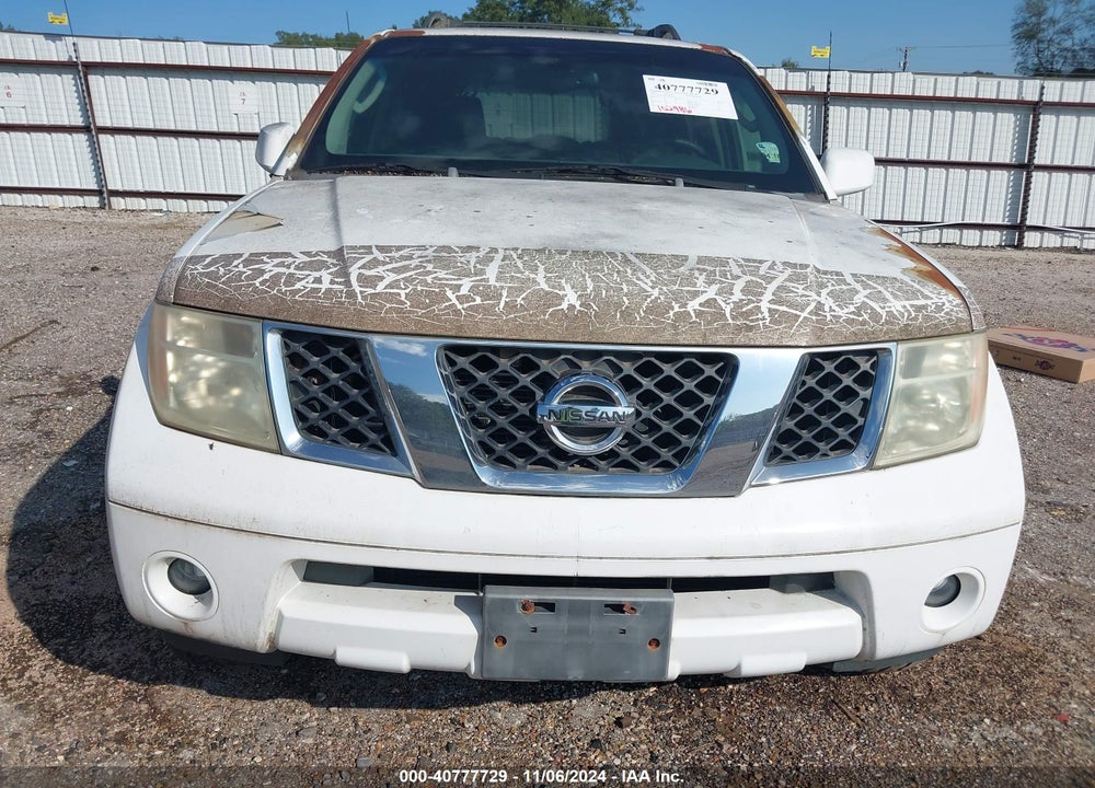 2005 NISSAN PATHFINDER SE OFF ROAD VIN: 5N1AR18W85C781909