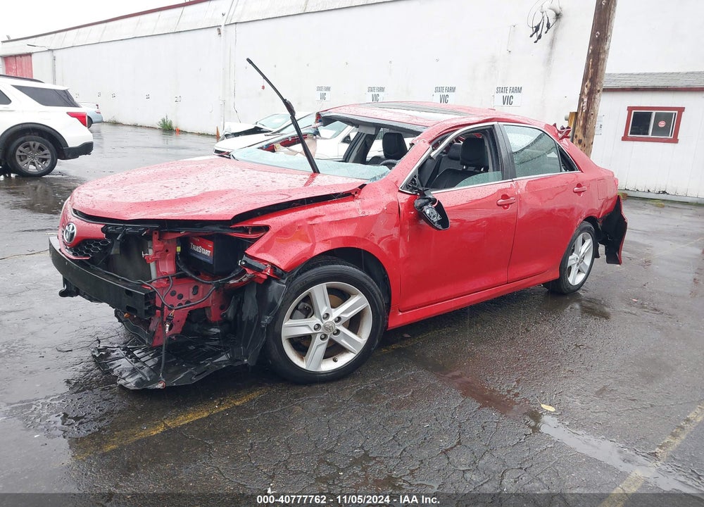 2012 TOYOTA CAMRY SE VIN: 4T1BF1FK1CU545140
