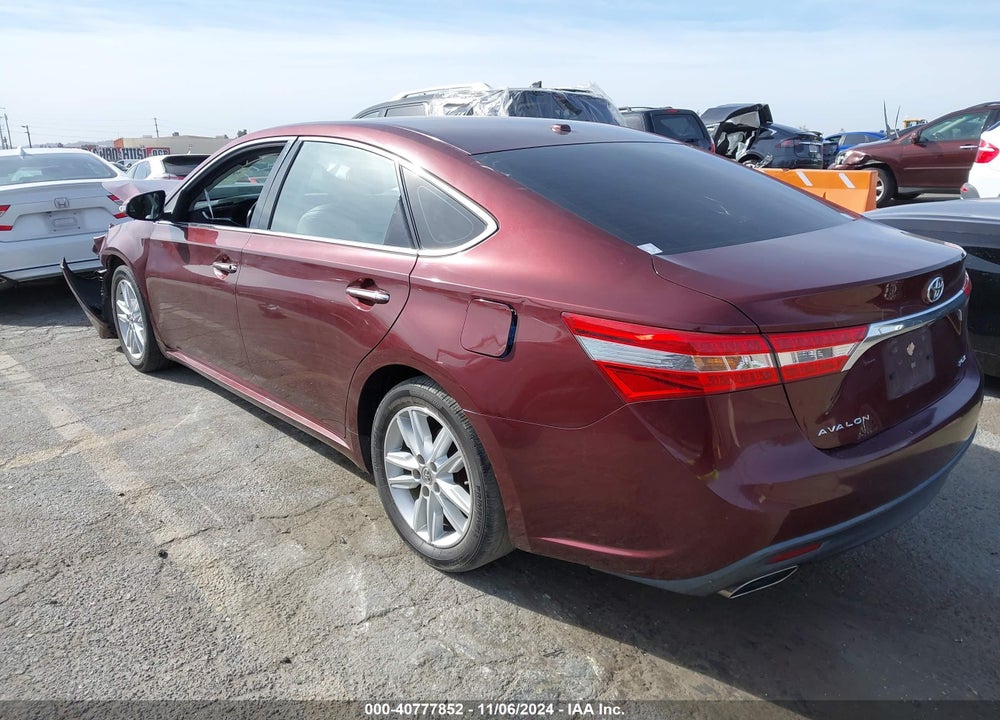 2014 TOYOTA AVALON XLE PREMIUM VIN: 4T1BK1EB3EU092638