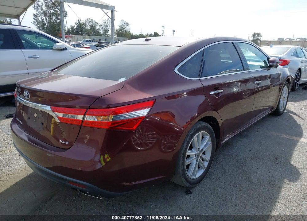 2014 TOYOTA AVALON XLE PREMIUM VIN: 4T1BK1EB3EU092638
