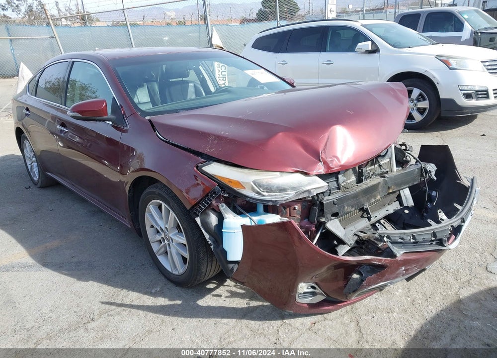 2014 TOYOTA AVALON XLE PREMIUM VIN: 4T1BK1EB3EU092638