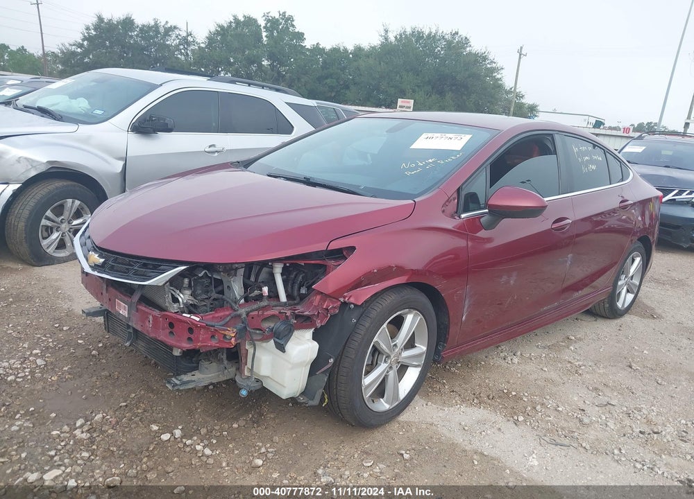 2016 CHEVROLET CRUZE LT AUTO VIN: 1G1BE5SM8G7308325