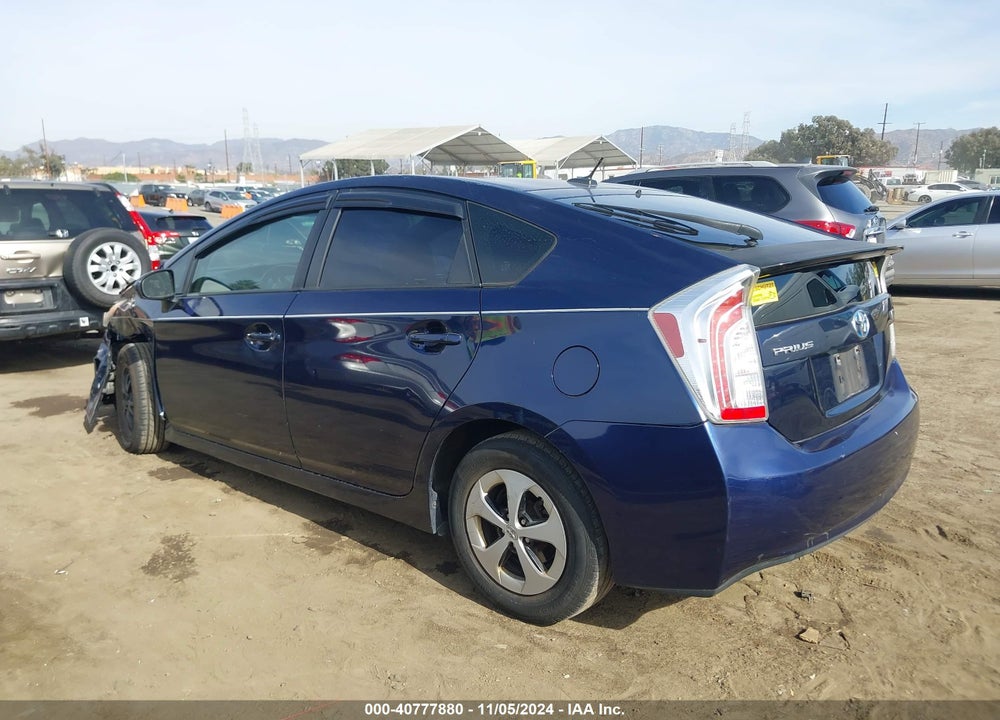 2012 TOYOTA PRIUS THREE VIN: JTDKN3DU6C1585853