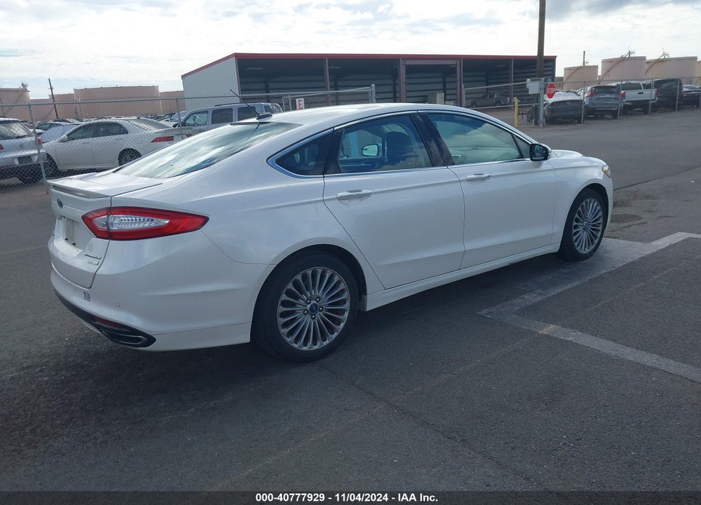 2013 FORD FUSION TITANIUM VIN: 3FA6P0K98DR163914
