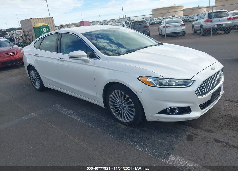 2013 FORD FUSION TITANIUM VIN: 3FA6P0K98DR163914