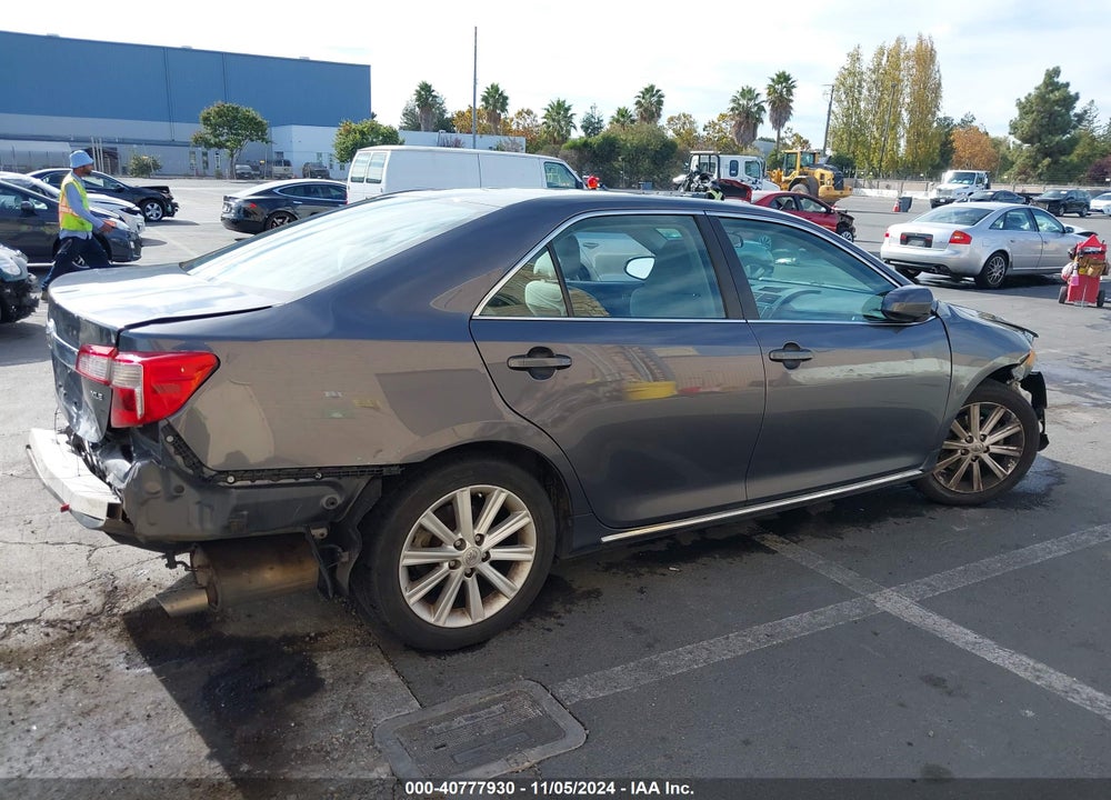 2013 TOYOTA CAMRY XLE VIN: 4T1BF1FK4DU291571