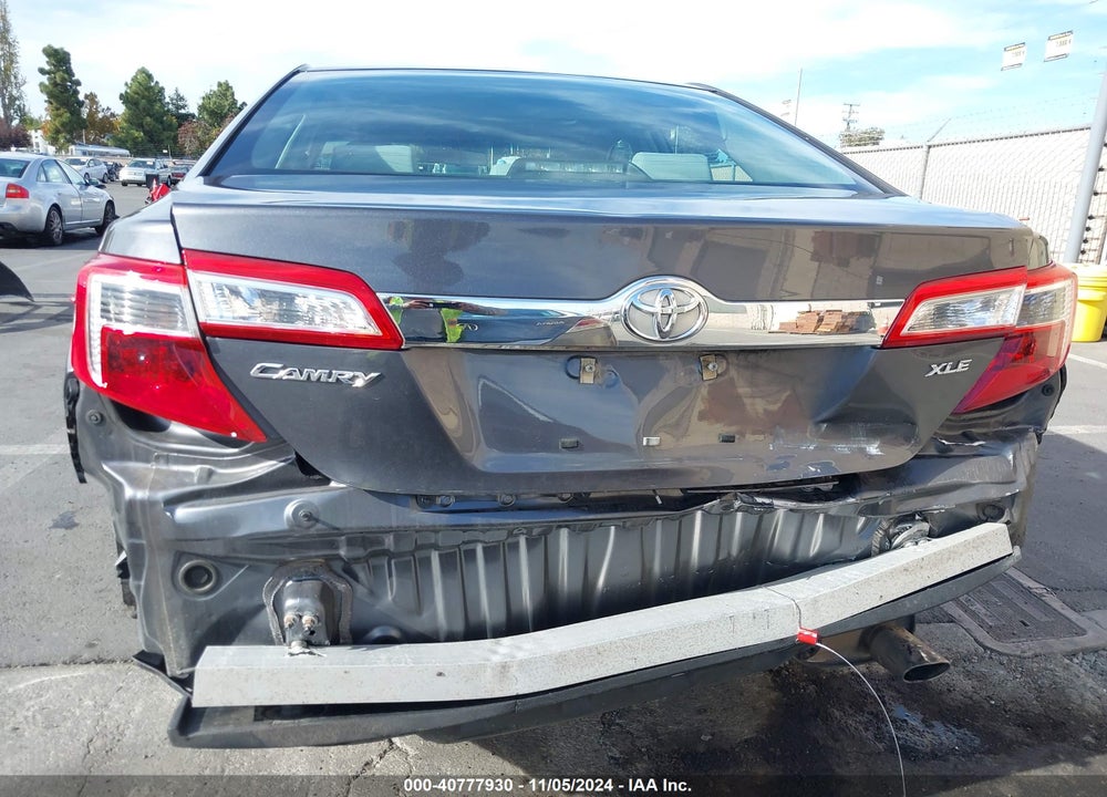 2013 TOYOTA CAMRY XLE VIN: 4T1BF1FK4DU291571