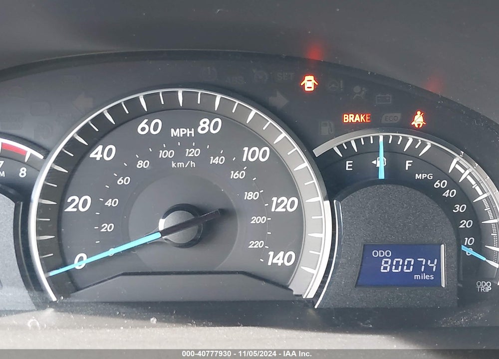 2013 TOYOTA CAMRY XLE VIN: 4T1BF1FK4DU291571