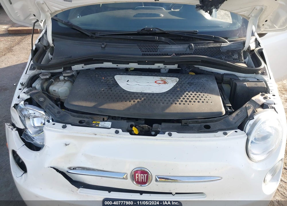 2016 FIAT 500E BATTERY ELECTRIC VIN: 3C3CFFGE2GT125731