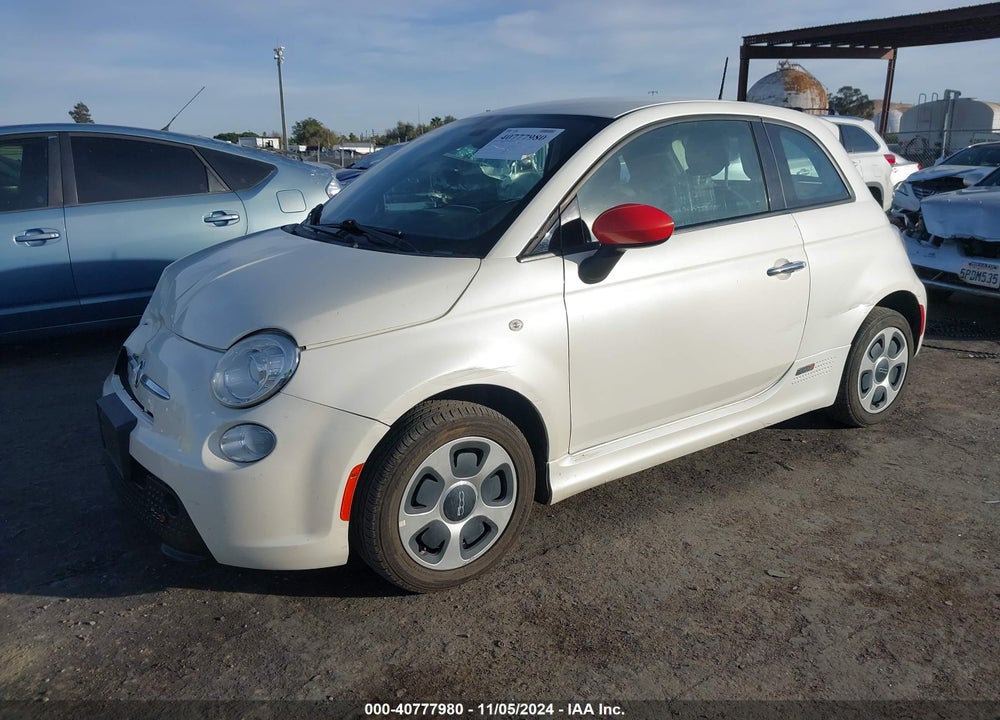 2016 FIAT 500E BATTERY ELECTRIC VIN: 3C3CFFGE2GT125731