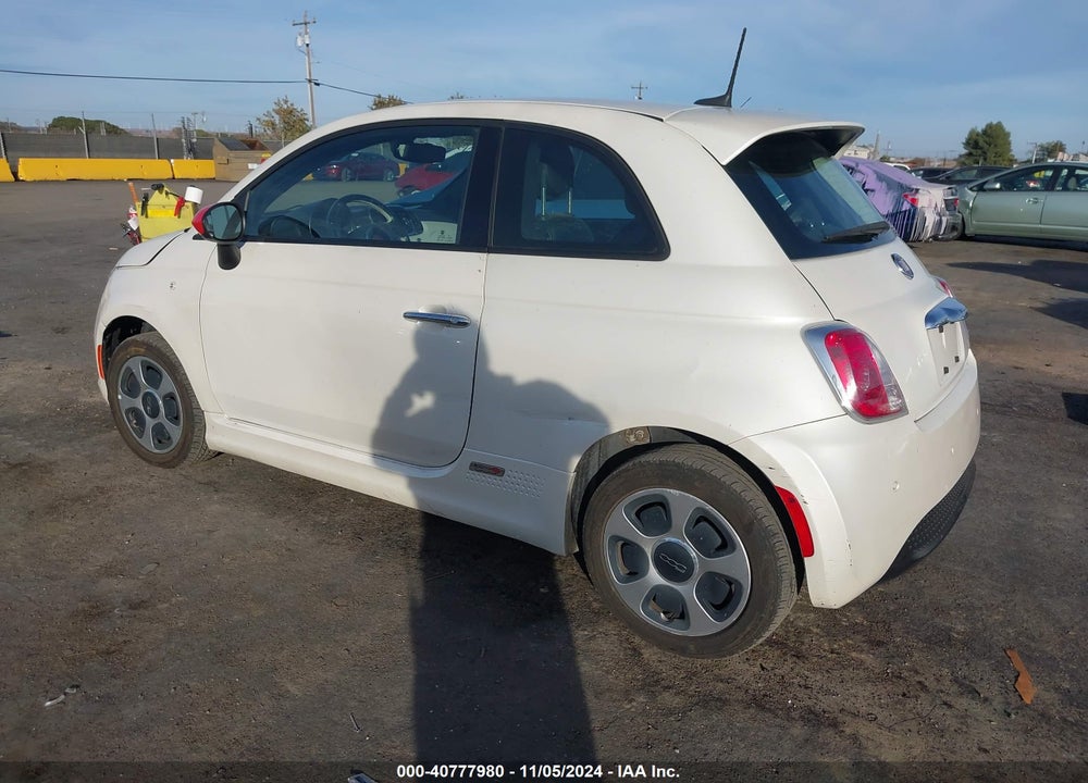 2016 FIAT 500E BATTERY ELECTRIC VIN: 3C3CFFGE2GT125731