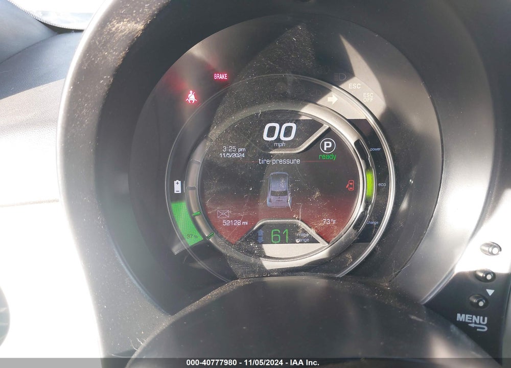 2016 FIAT 500E BATTERY ELECTRIC VIN: 3C3CFFGE2GT125731