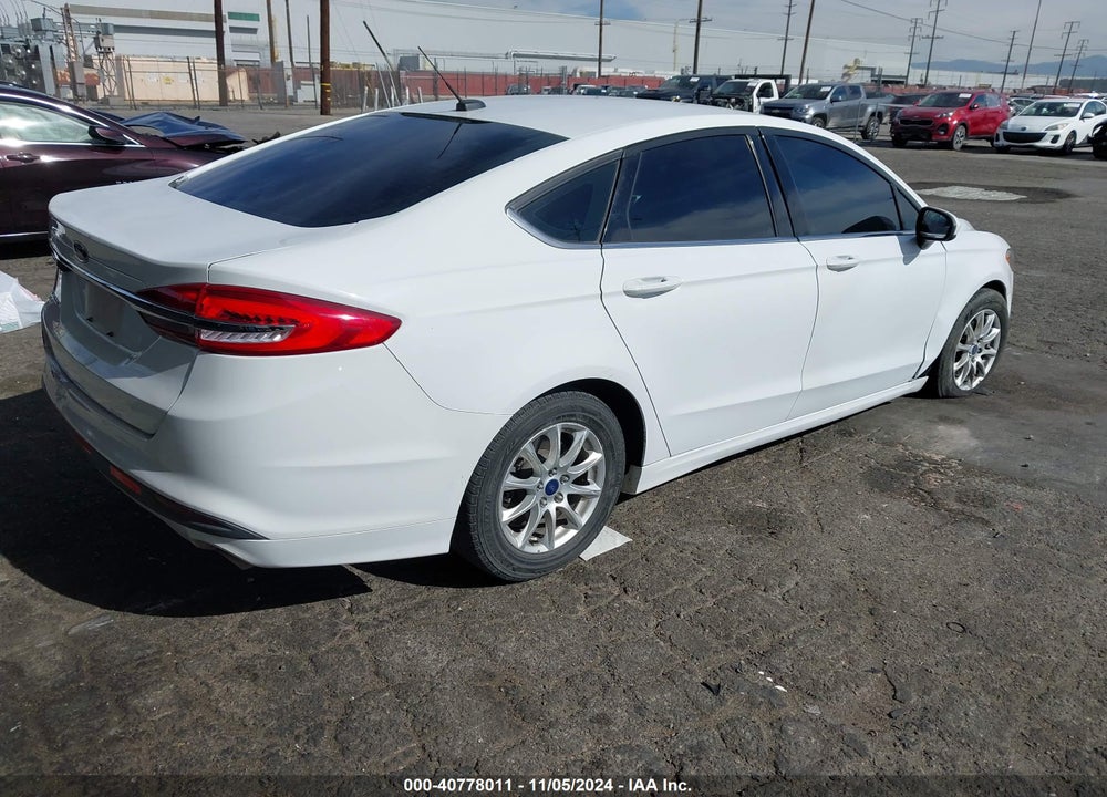 2017 FORD FUSION S VIN: 3FA6P0G75HR110763