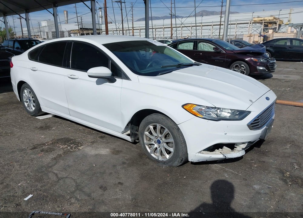 2017 FORD FUSION S VIN: 3FA6P0G75HR110763
