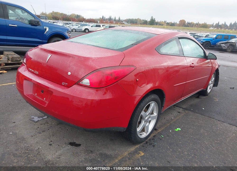 2006 PONTIAC G6 GT VIN: 1G2ZH158764132201