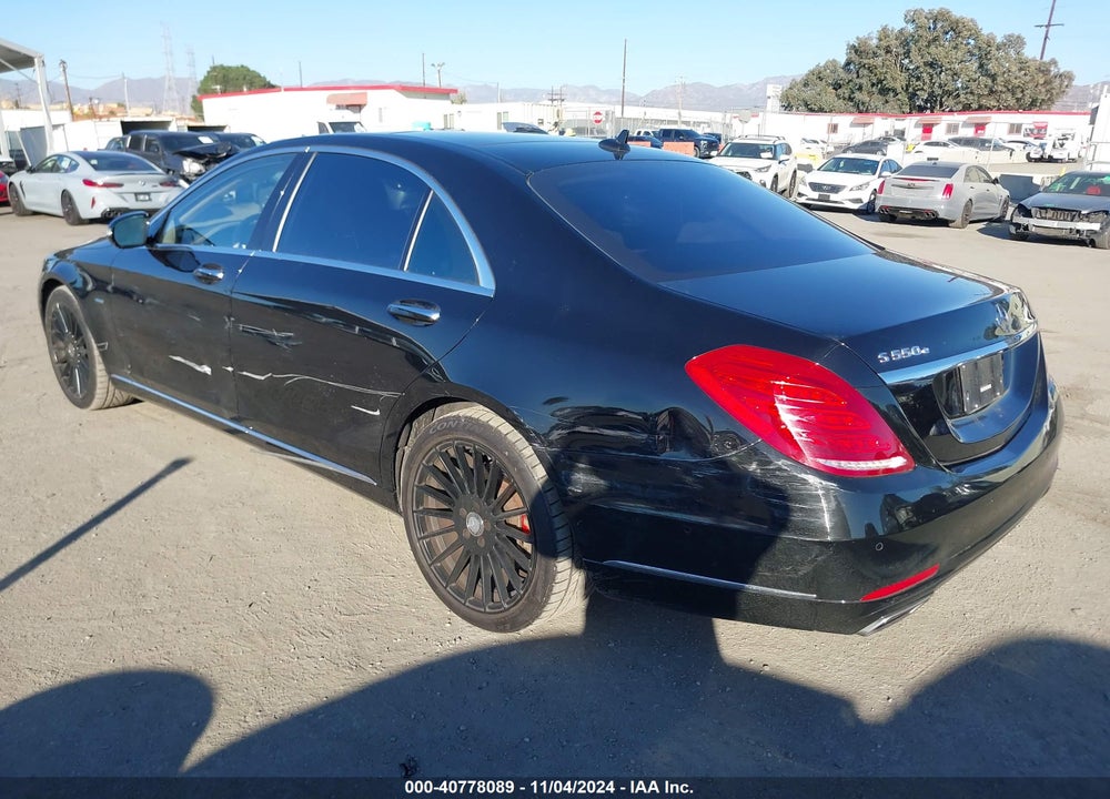 2017 MERCEDES-BENZ S 550E PLUG-IN HYBRID VIN: WDDUG6DB2HA291298