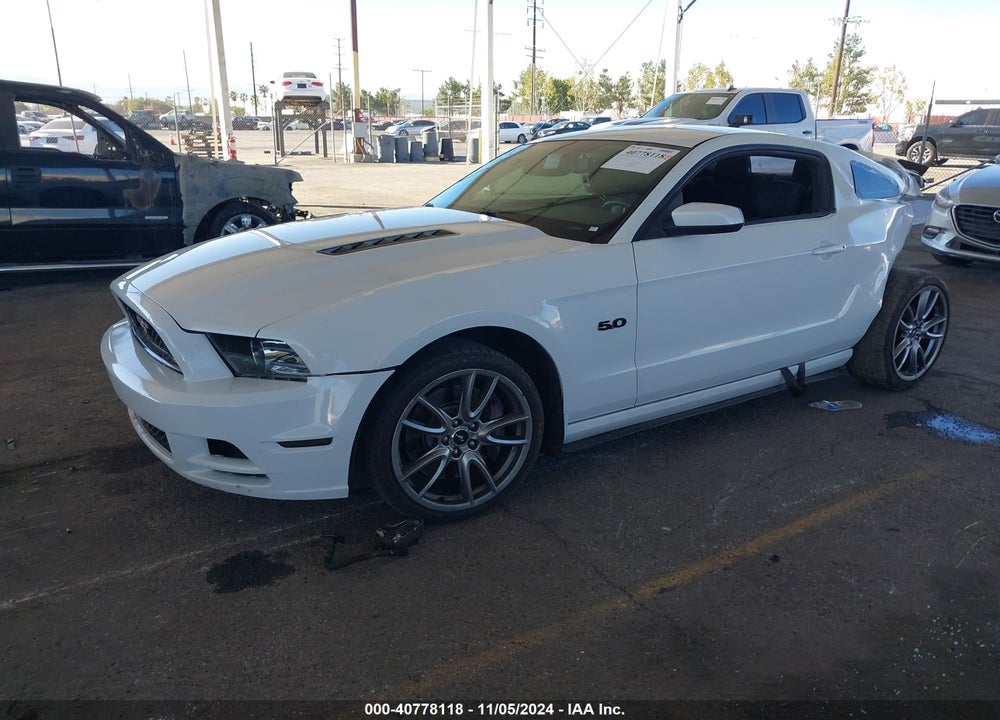 2014 FORD MUSTANG GT VIN: 1ZVBP8CF4E5327737