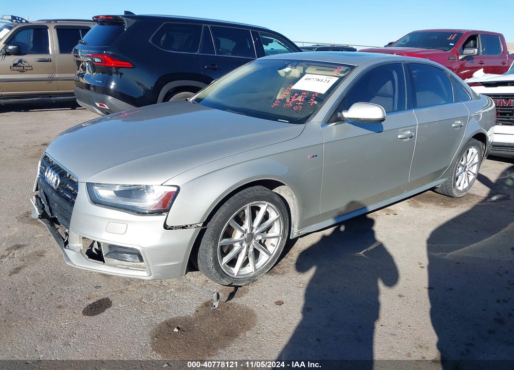2014 AUDI A4 VIN: WAUEFAFL5EN021719