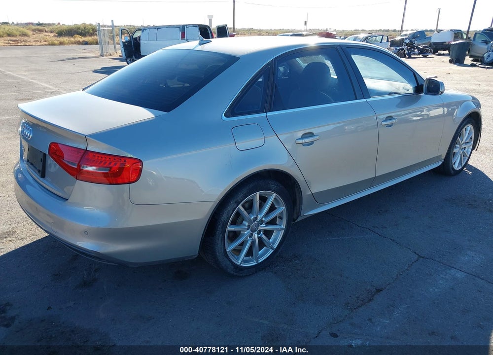 2014 AUDI A4 VIN: WAUEFAFL5EN021719