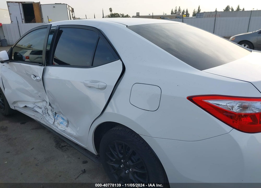 2016 TOYOTA COROLLA LE VIN: 5YFBURHE4GP387850