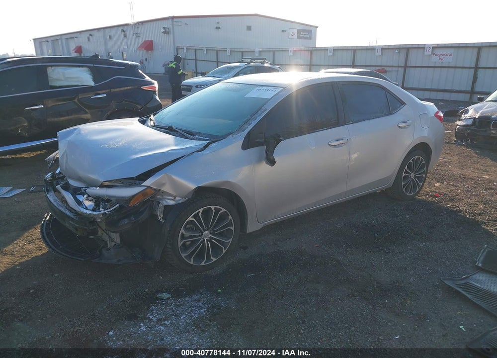 2015 TOYOTA COROLLA S PLUS VIN: 2T1BURHE1FC341486