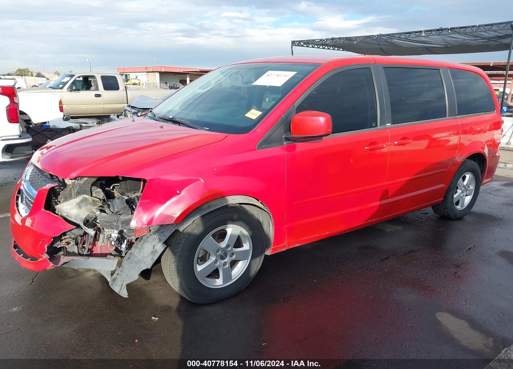 2013 DODGE GRAND CARAVAN SXT VIN: 2C4RDGCG3DR527099