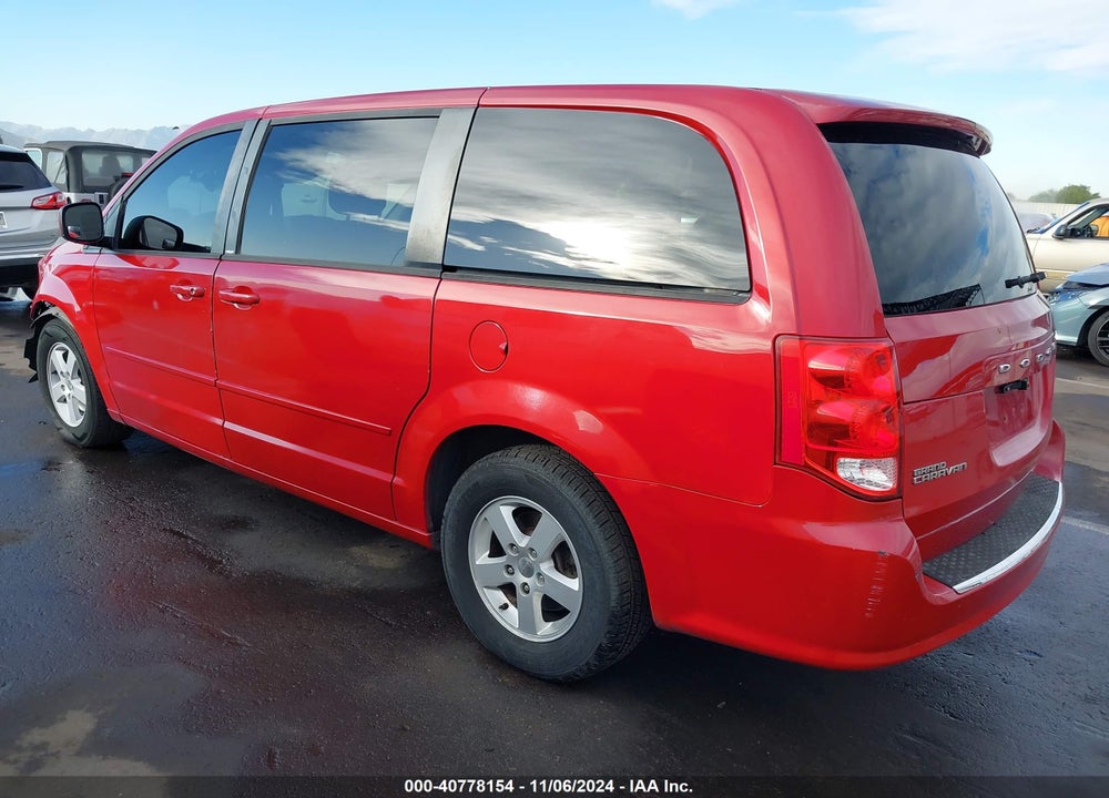 2013 DODGE GRAND CARAVAN SXT VIN: 2C4RDGCG3DR527099
