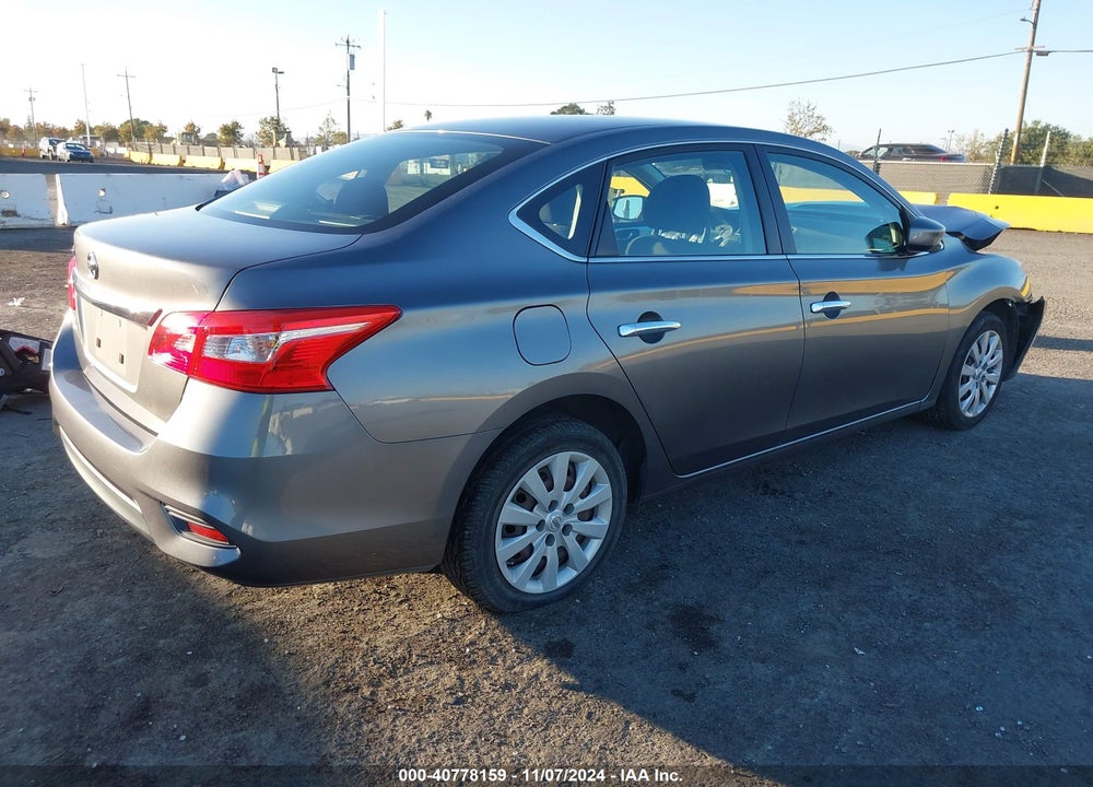 2016 NISSAN SENTRA S VIN: 3N1AB7APXGY249962