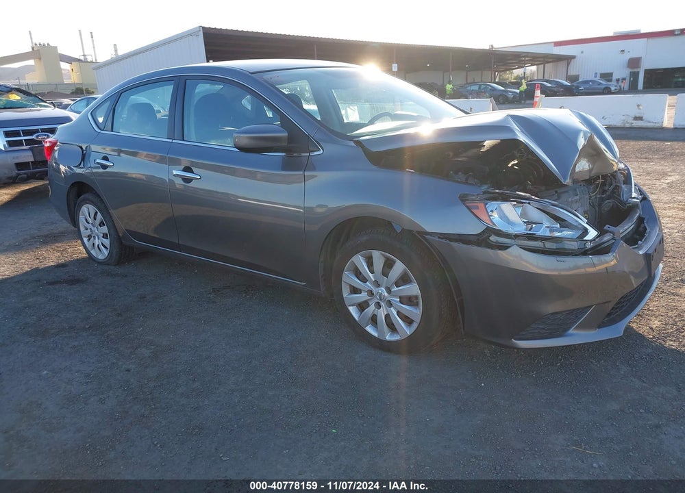 2016 NISSAN SENTRA S VIN: 3N1AB7APXGY249962