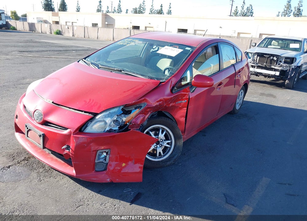 2010 TOYOTA PRIUS II VIN: JTDKN3DU6A0171670