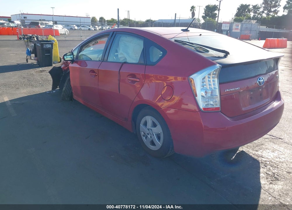 2010 TOYOTA PRIUS II VIN: JTDKN3DU6A0171670