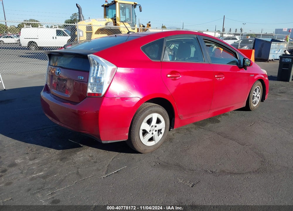 2010 TOYOTA PRIUS II VIN: JTDKN3DU6A0171670