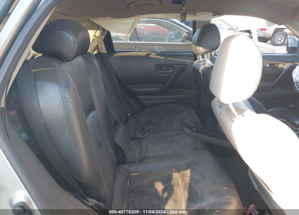 2004 INFINITI FX35 BASE (A5) VIN: JNRAS08W94X220404