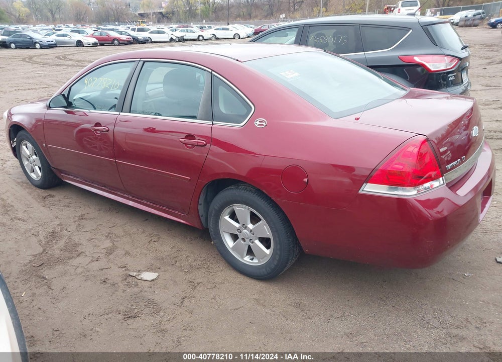 2009 CHEVROLET IMPALA LT VIN: 2G1WT57K091257515
